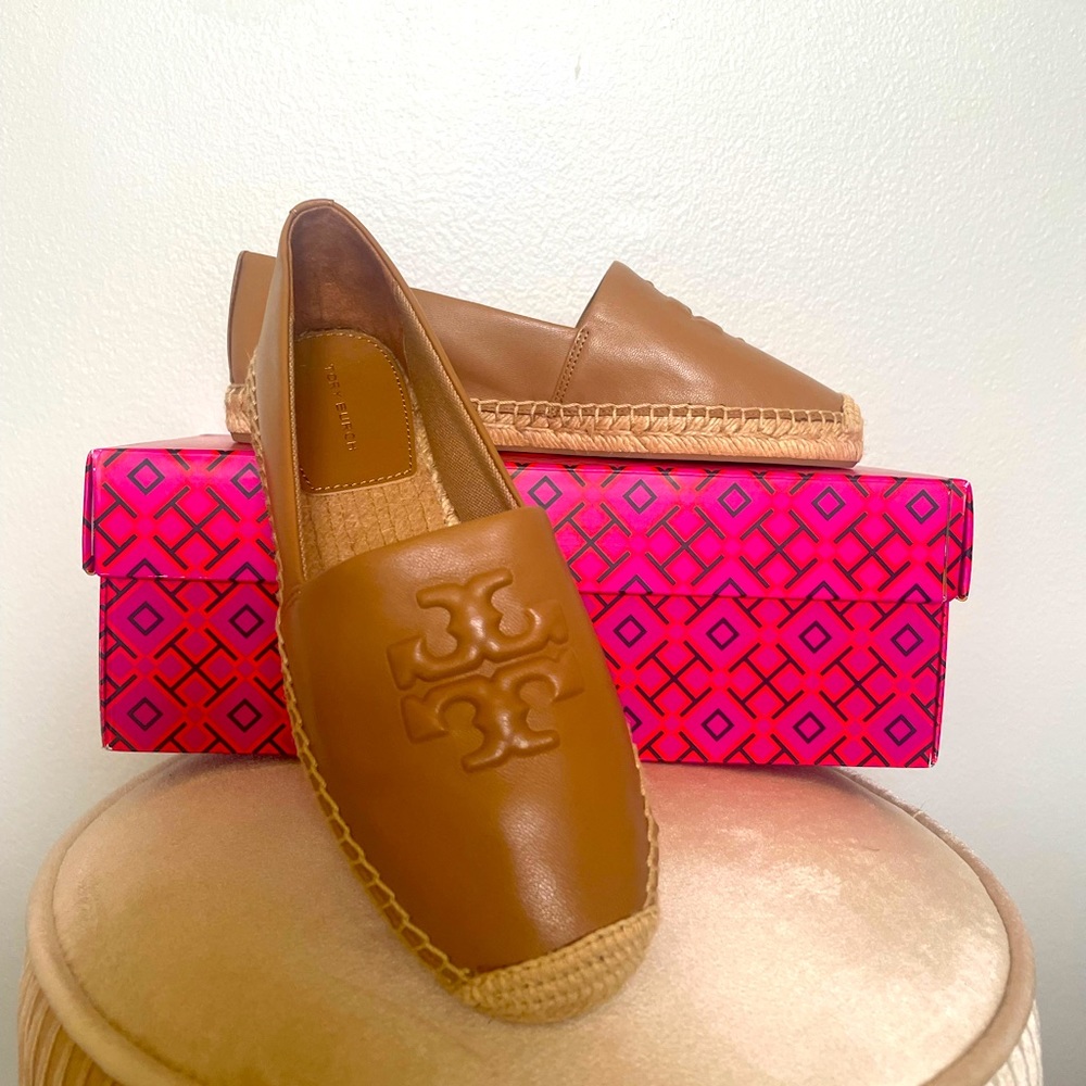 Tory Burch Everly Leather Espadrille Women’s sz 6.5